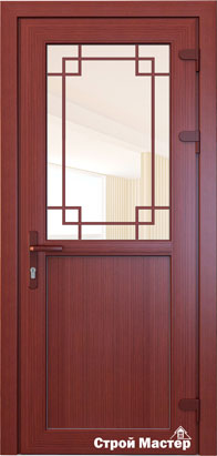 Ламинированная дверь с узкой (8 мм) раскладкой